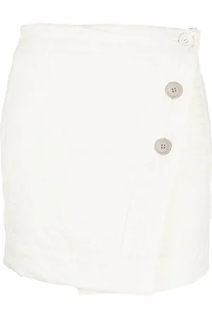 Emporio Armani Falda capitonada con botones