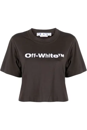 OFF-WHITE Playera corta con logo estampado