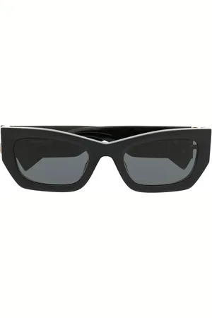 Miu Miu Lentes del sol con armazón rectangular y placa del logo