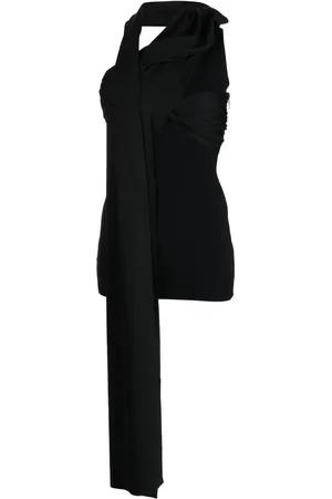 AZ FACTORY Top sin mangas con detalle de mascada