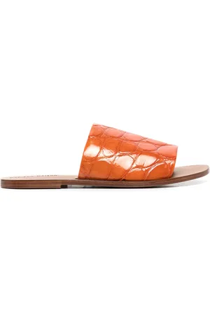 Madison.Maison Sandalias con efecto de piel de cocodrilo