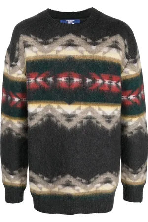 JUNYA WATANABE Suéter oversize tejido en intarsia