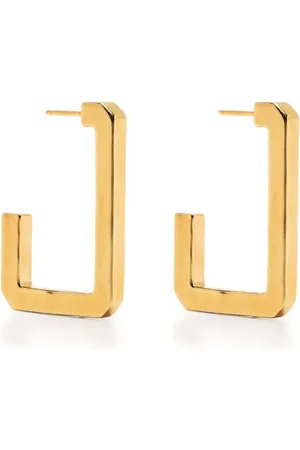 Zadig & Voltaire Aretes rectangulares de media arracada