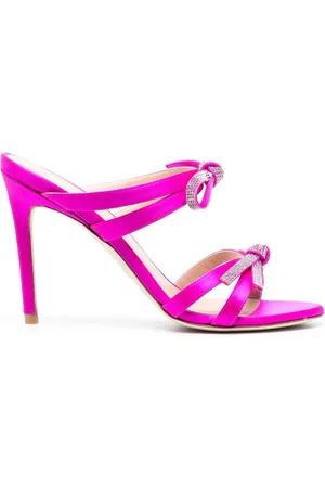 Stuart Weitzman Sandalias con detalle moño y tacón de 100mm