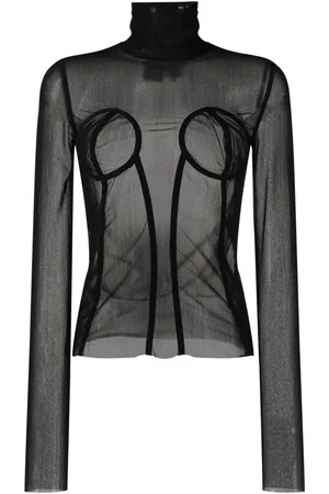 Natasha Zinko Top con cuello de tortuga