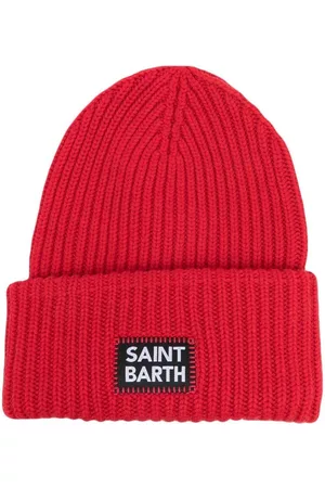 MC2 SAINT BARTH Gorro tejido con parche del logo