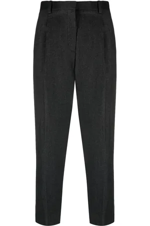 THEORY Pantalones capri con tiro alto