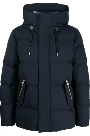 Mackage Abrigo capitonado con parche del logo y cierre