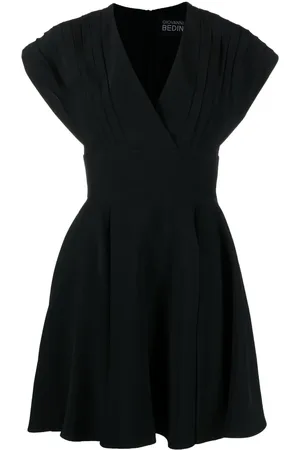 GIOVANNI BEDIN Vestido ajustado con cuello en V