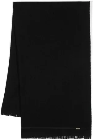 ANN DEMEULEMEESTER Bufanda con placa del logo