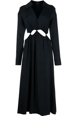 Cult Gaia Vestido camisero Lou con aberturas