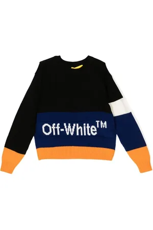 OFF-WHITE Suéter tejido en intarsia con paneles