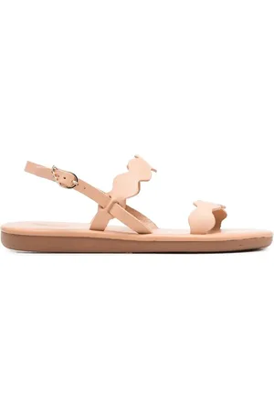Ancient Greek Sandals Sandalias con tira festoneada