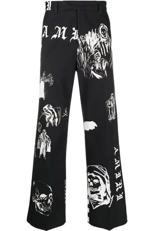 AMIRI Pantalones rectos con estampado gráfico
