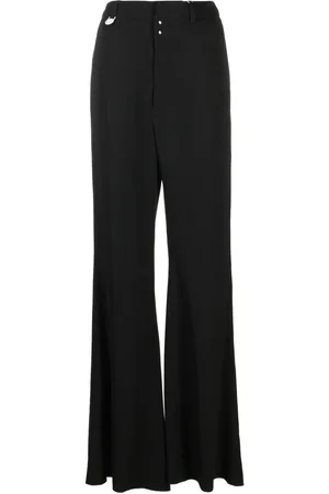 Maison Margiela Pantalones de vestir con tiro alto