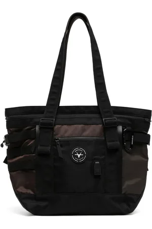 Makavelic Tote con paneles en contraste y detalle de correa