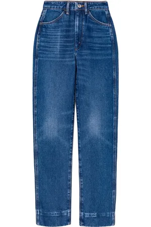 RE/DONE Jeans rectos con tiro medio