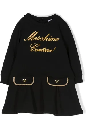 Moschino Vestido bordado con bolsillos falsos