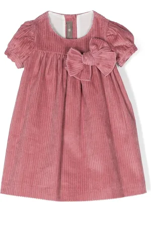 LITTLE BEAR Vestido manga corta con detalle de moño