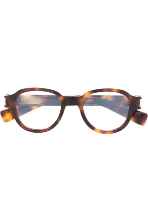 Saint Laurent Lentes con armazón estilo carey