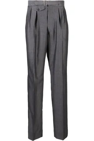 Maison Margiela Pantalones ajustados con cinturón