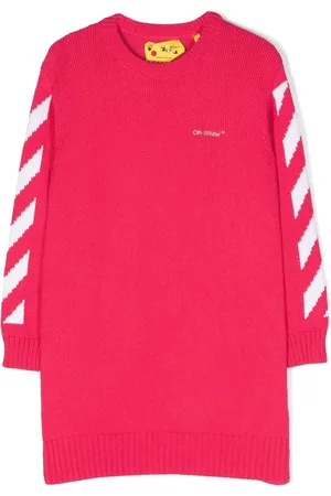 OFF-WHITE Vestido estilo playera con motivo Arrows