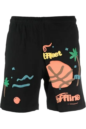 MARKET Shorts deportivos con estampado gráfico