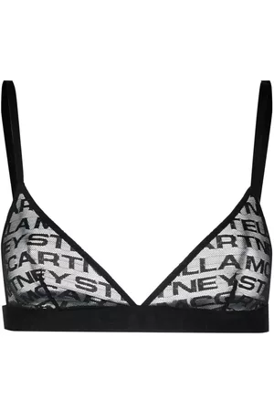 Stella McCartney Brasier con logo bordado