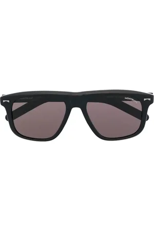 Montblanc Lentes de sol con armazón cuadrada
