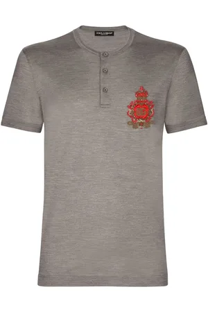 Dolce & Gabbana Playera con parche heráldico