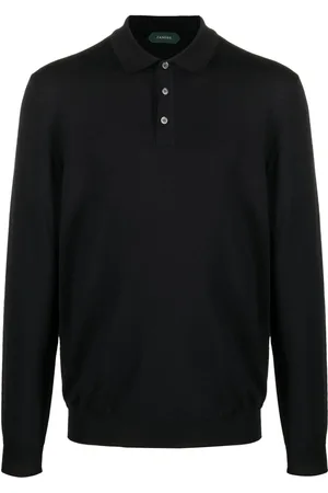 ZANONE Playera tipo polo con botones