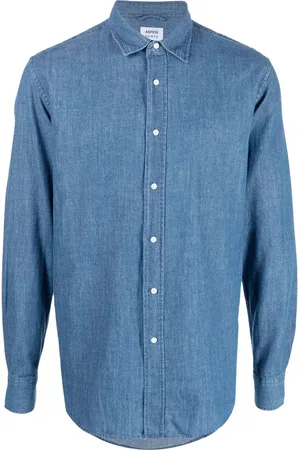 Aspesi Camisa de mezclilla manga larga