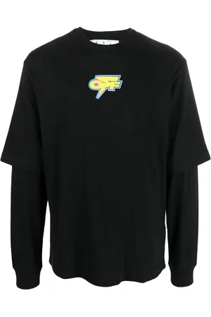 OFF-WHITE Playera con logo estampado