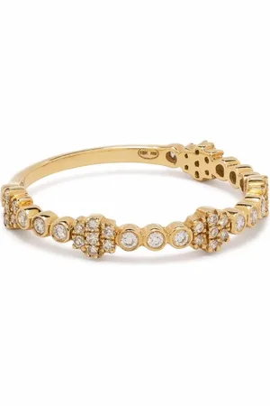 DJULA Anillo Accumulation en oro amarillo de 18kt con diamantes