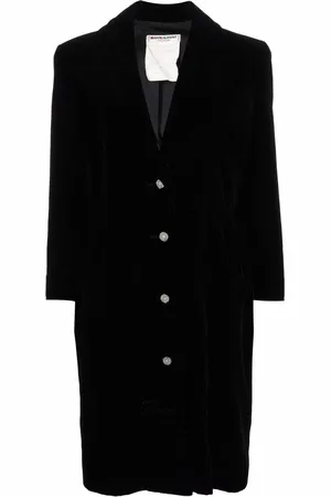 Saint Laurent Vestido midi con apliques de strass 1980