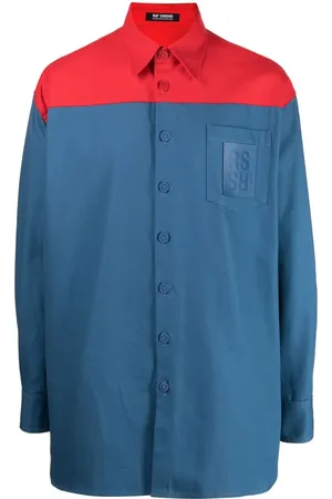 RAF SIMONS Camisa manga larga con paneles