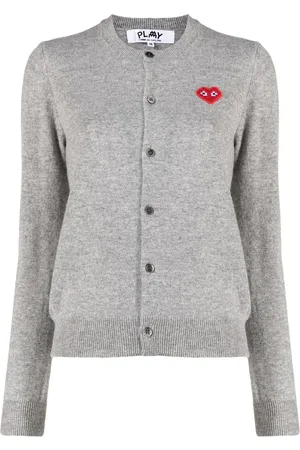 Comme des Garçons Cárdigan con logo estampado