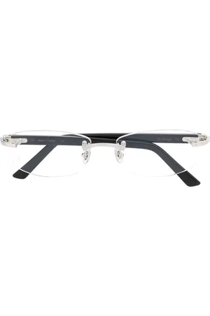 Cartier Lentes con armazón rectangular
