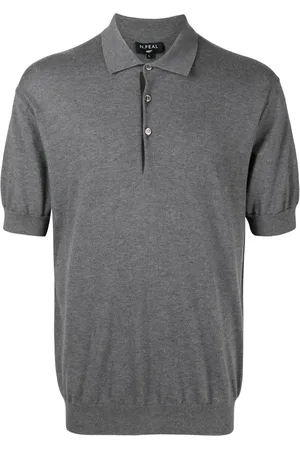 N.PEAL Playera tipo polo manga corta