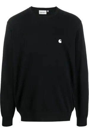 Carhartt Suéter con cuello redondo y logo bordado