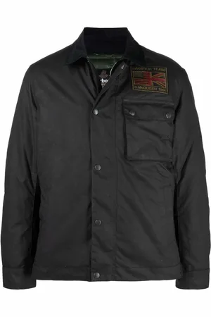 Barbour Chamarra militar con efecto encerado