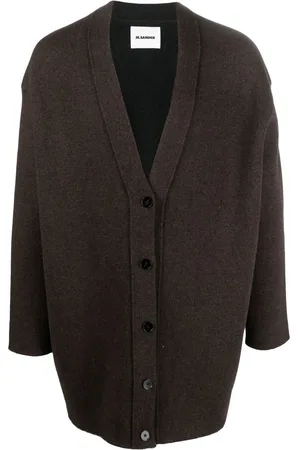 Jil Sander Cárdigan oversize con cuello en V