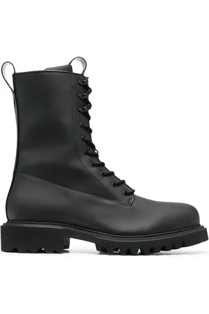 Rains Botas militares Show con agujetas
