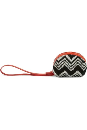 Missoni Monedero con motivo en zigzag