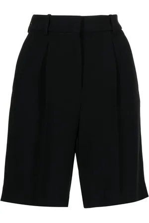 ERMANNO SCERVINO Shorts con pinzas y tiro alto