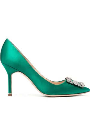 Manolo Blahnik Zapatillas Hangisi con tacón de 95mm