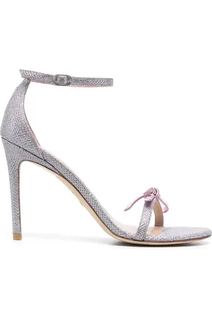 Stuart Weitzman Sandalias con detalle de moño y tacón de 95mm