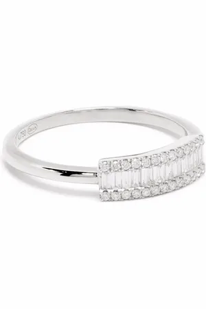 DJULA Anillo Éclat en oro blanco de 18kt con diamantes