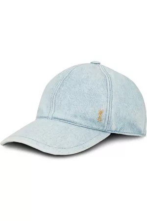 Saint Laurent Gorras - Gorra de mezclilla con logo bordado