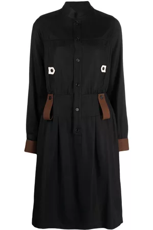 Plan C Vestido camisero con botones